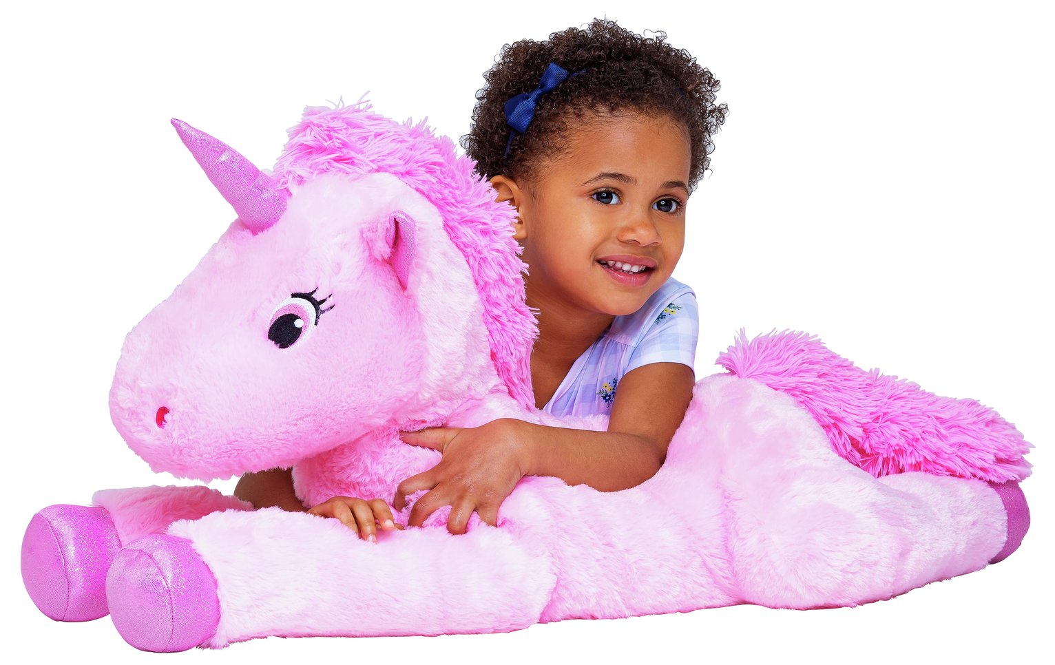 chad valley 60cm unicorn soft toy