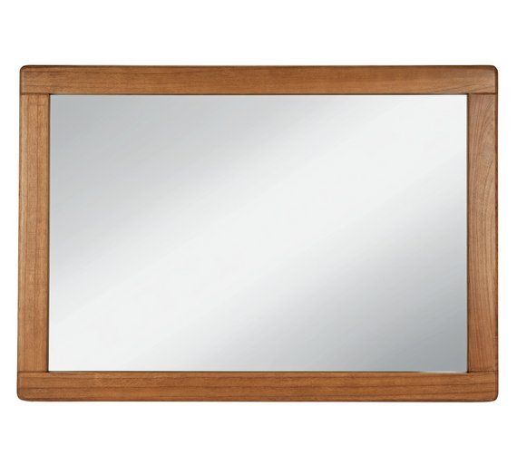 Argos Home Mantel Mirror - Wood