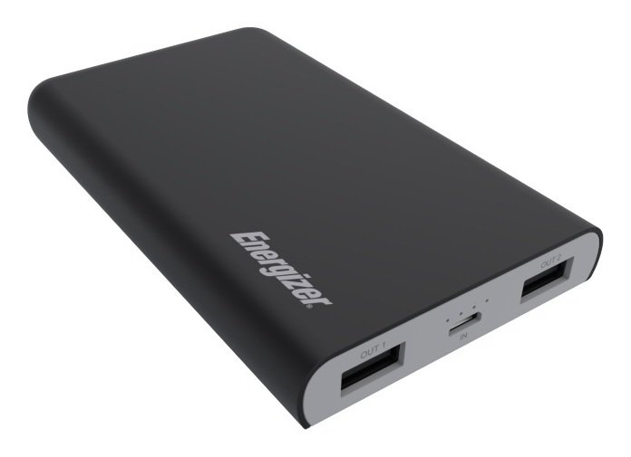 Energizer 8000mAh Slim Portable Power Bank - Black