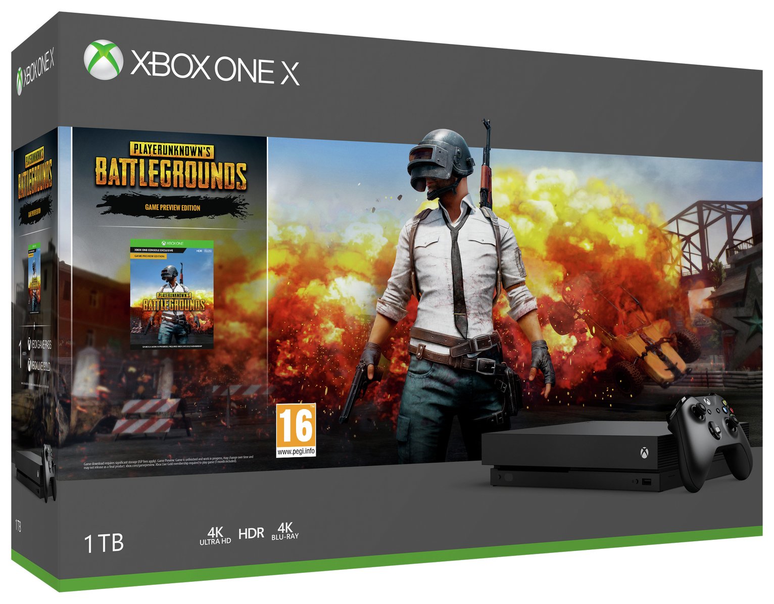 Xbox One X Console with PUBG and One Month Game Pass Bundle Reviews