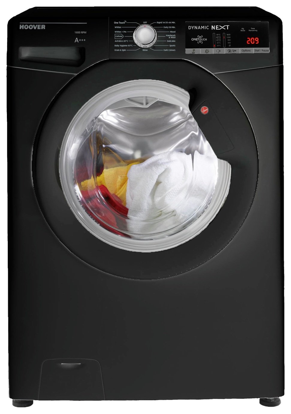 Hoover DXOA69LB3B 9KG 1600 Spin Washing Machine - Black