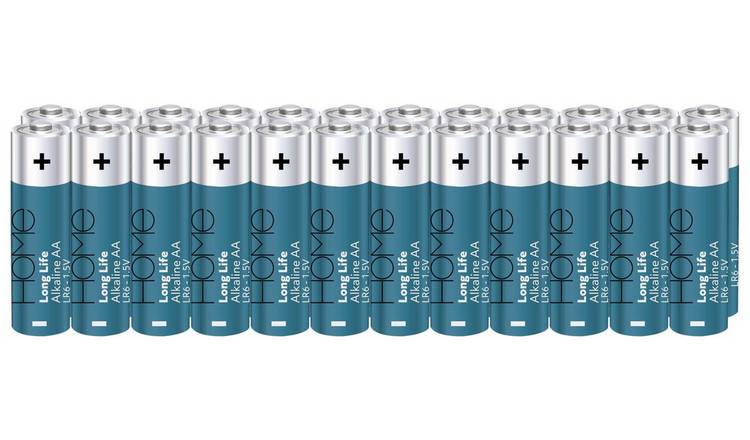 Pack of 24 AA Alkaline Batteries 