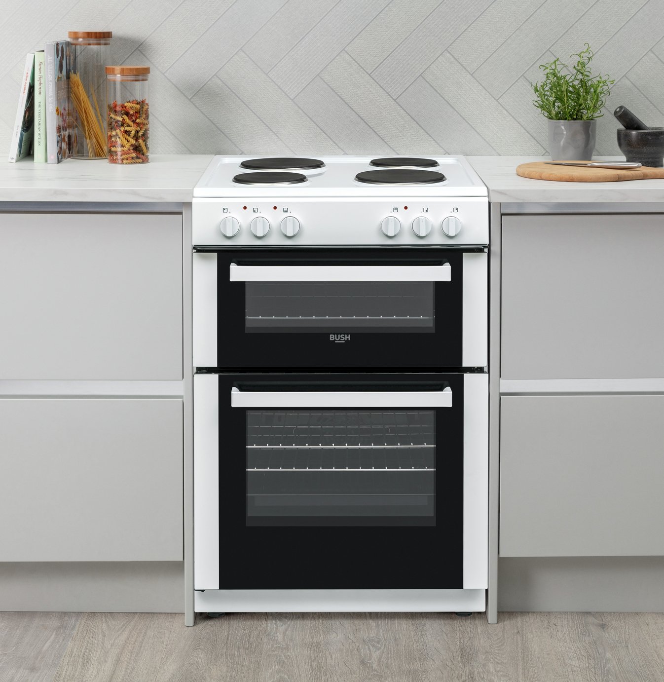 Bush DHBET60W 60cm Twin Cavity Electric Cooker Review