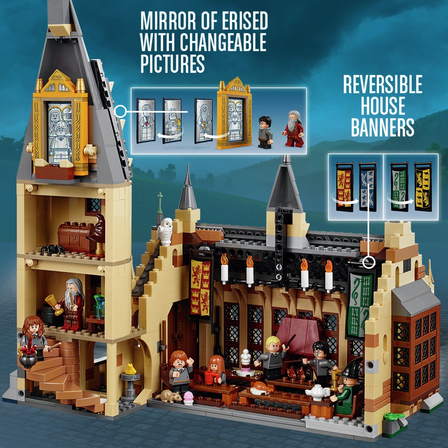 LEGO Harry Potter Hogwarts Great Hall Toy Review