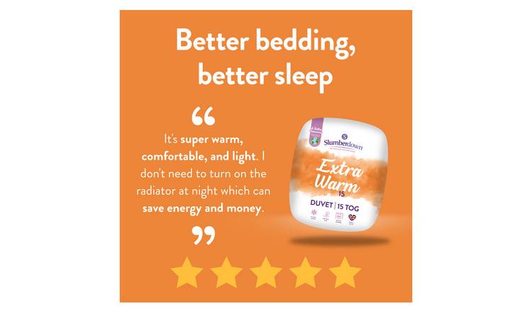 Buy Slumberdown Extra Warm 15 Tog Duvet - Single | Duvets | Argos