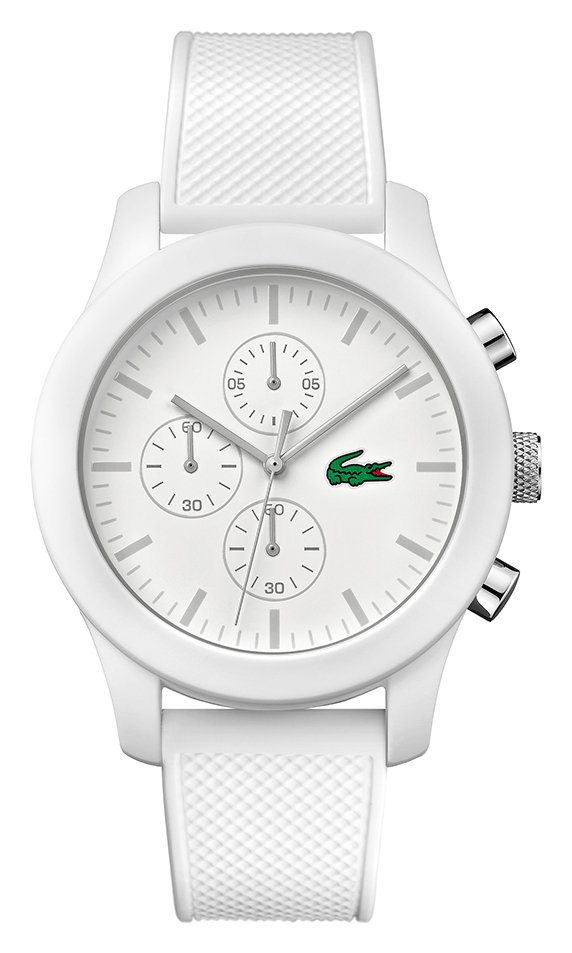 lacoste watch white