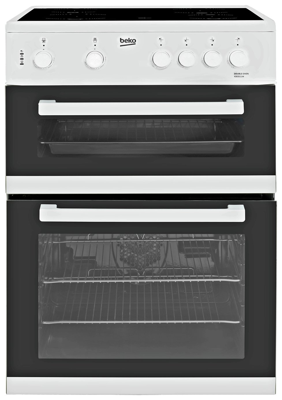 Beko KDC611W Double Electric Cooker - White