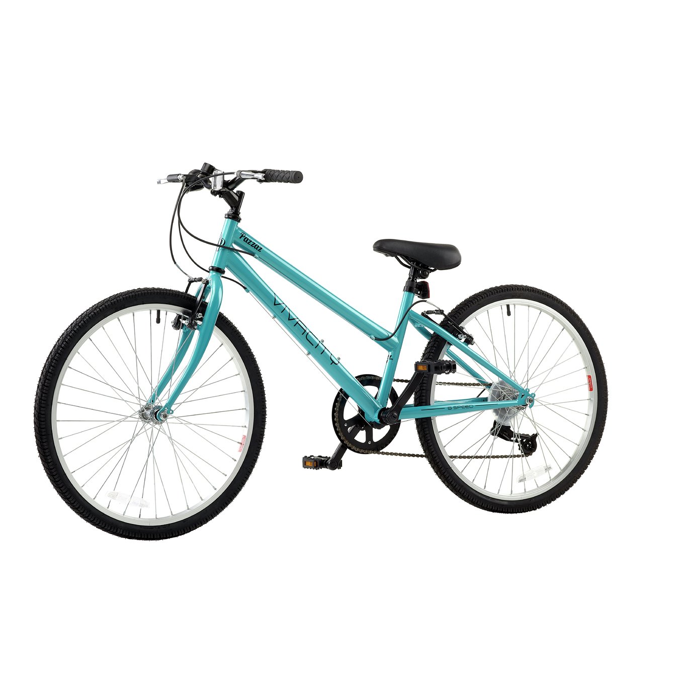 pazzaz vivacity 24 inch hybrid bike