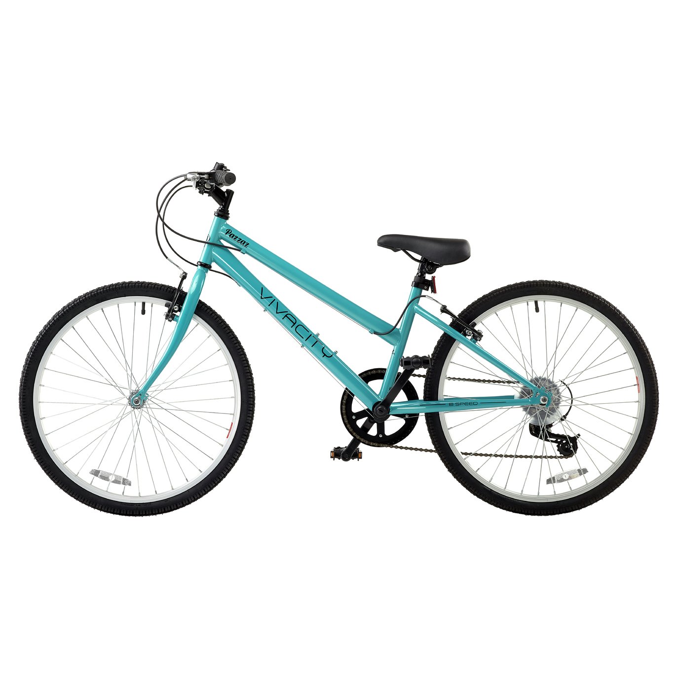 pazzaz vivacity 24 inch wheel size kids hybrid bike