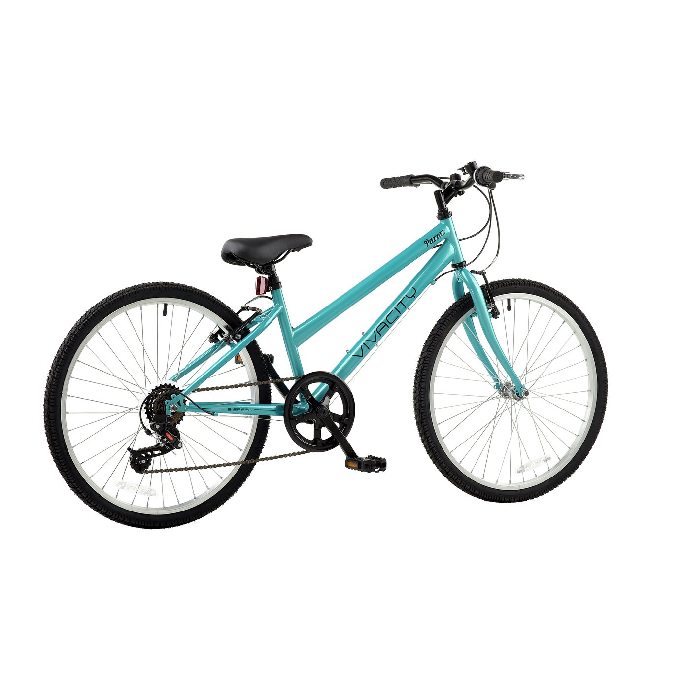 pazzaz vivacity 24 inch wheel size kids hybrid bike