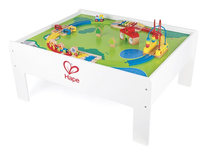 Hape Rainbow Route Railway and Station Set