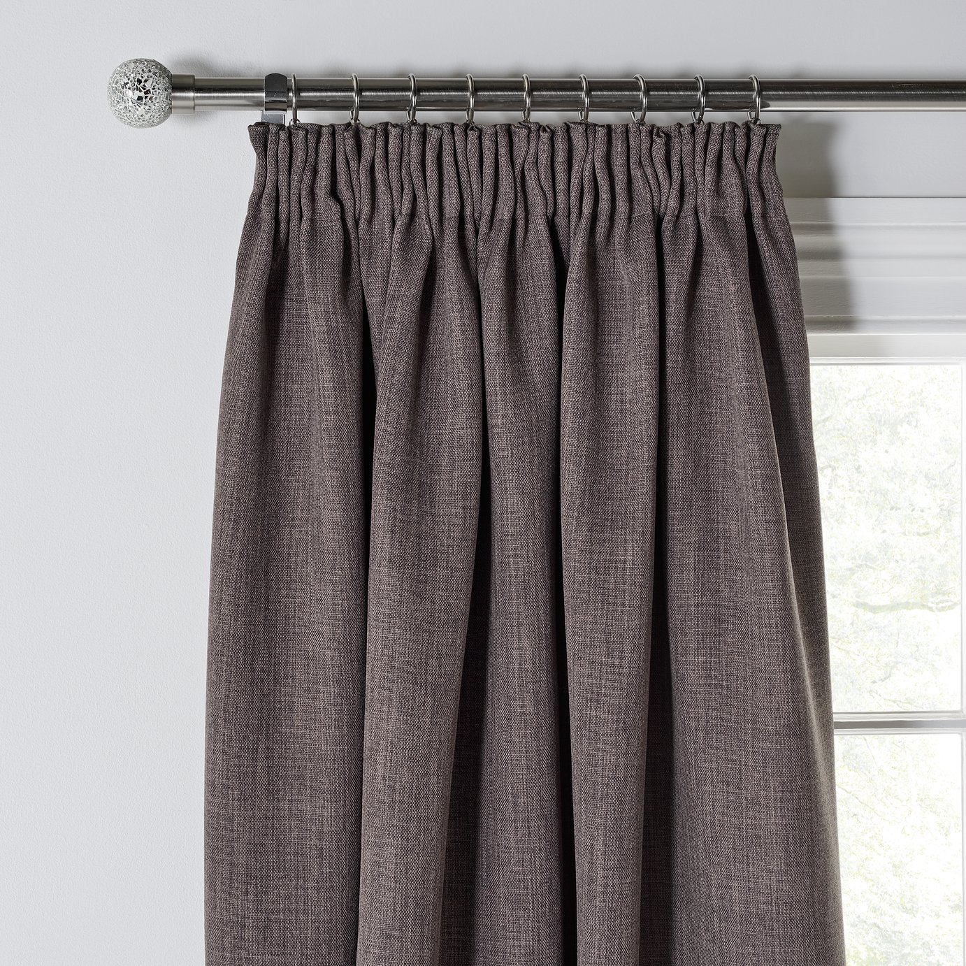 Argos Home Twilight Pencil Pleat Curtains - 117x182cm