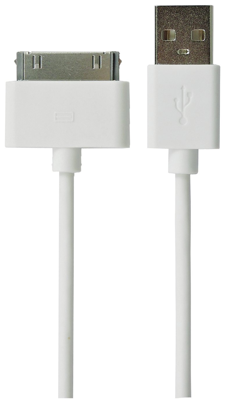 iPhone 4/4S 1m Charging Cable - White