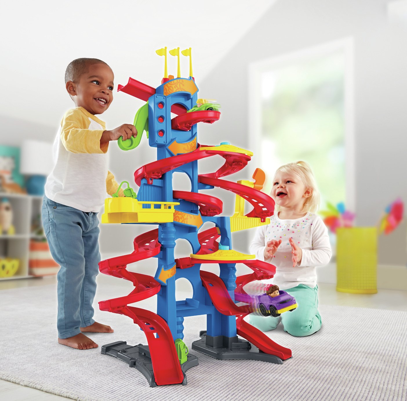 fisher price race car tower