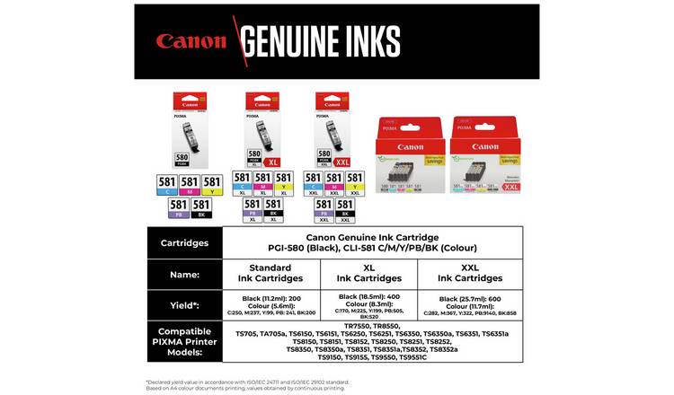Compatible Canon PGI 580 XL PGBK