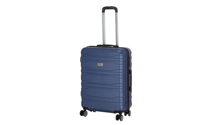 Featherstone Hard 8 Wheel Medium Suitcase - Navy