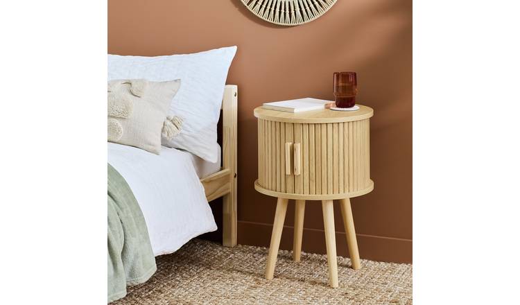 Argos Home Bettie 1 Drawer Bedside Table - Brown
