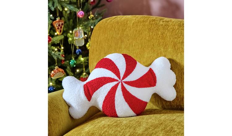 Bayswood Sweet Shaped Cushion Red - 49x31cm