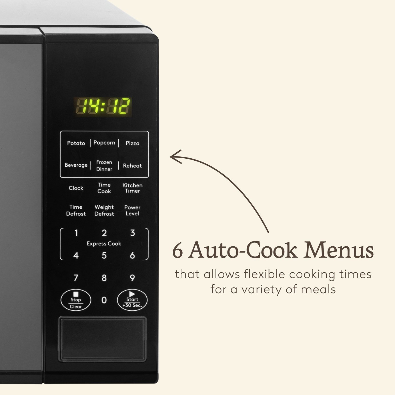Buy Haden 800W 20L Standard Microwave 214669 - Black | Microwaves
