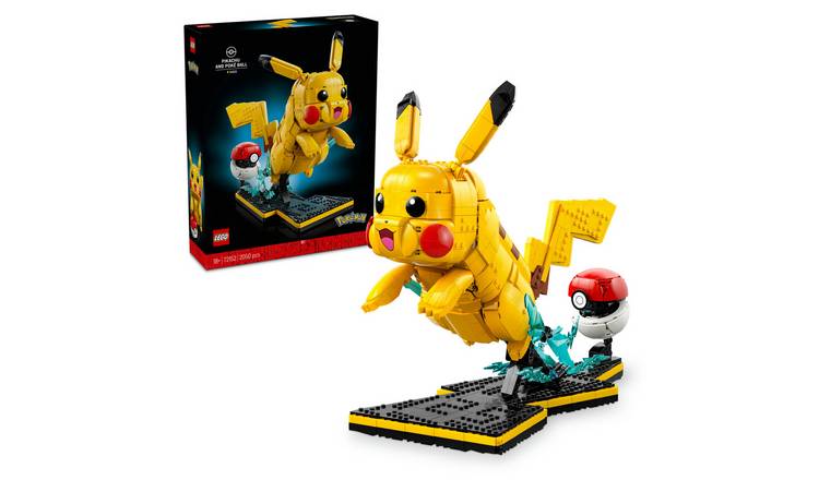 LEGO Pokémon Pikachu and Poké Ball Model Kit for Adults 72152