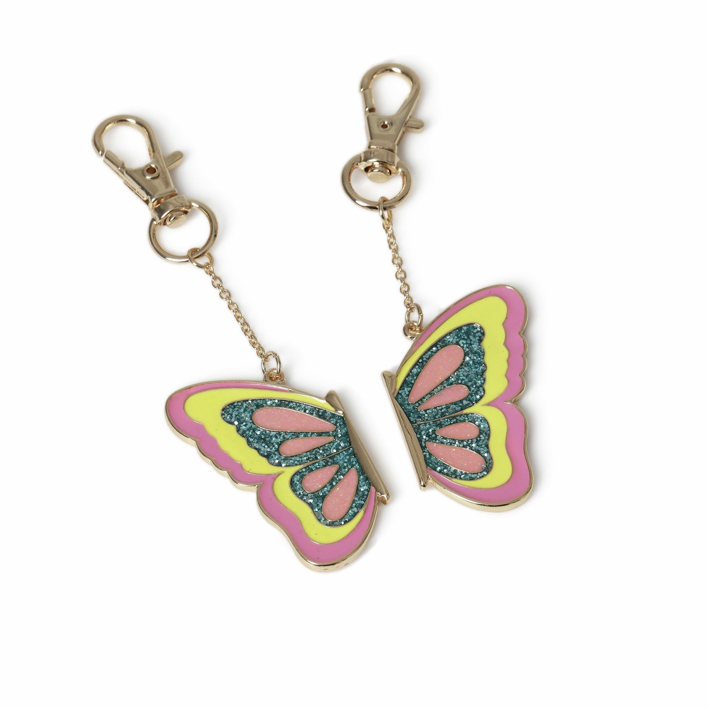 Flitzy BFF Butterfly Charm Keyrings