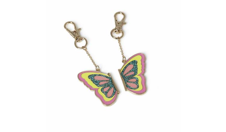 Flitzy BFF Butterfly Charm Keyrings 