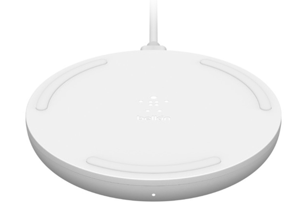 Belkin 15W Qi Wireless Charger Pad Incl. Plug - White