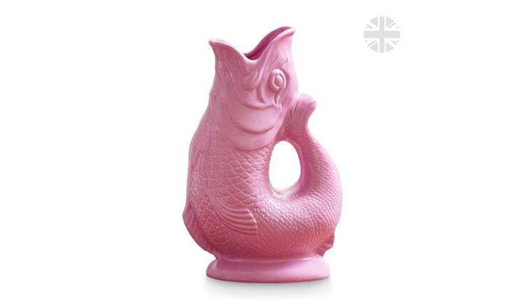 Wade Ceramic Clay Fish Jug - Pink