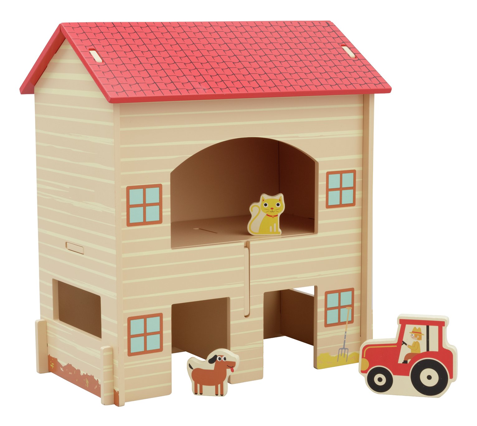 chad valley wooden farm set