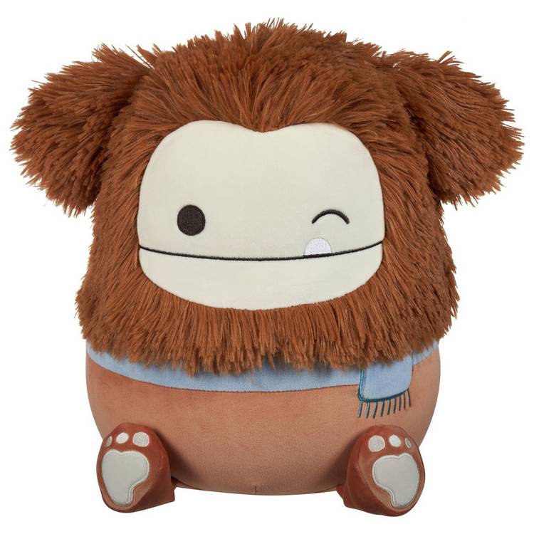 Squishmallows 12 inches Benny Brown Bigfoot Plush 0