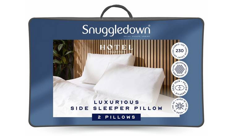 Snuggledown Hotel Side Sleeper Firm Pillow - 2 Pack