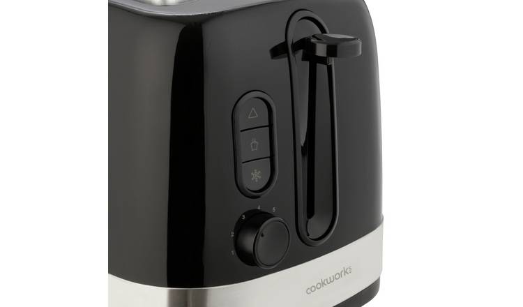 Buy Cookworks 2 Slice Toaster - Brushed Stainless Steel | Toasters | Argos