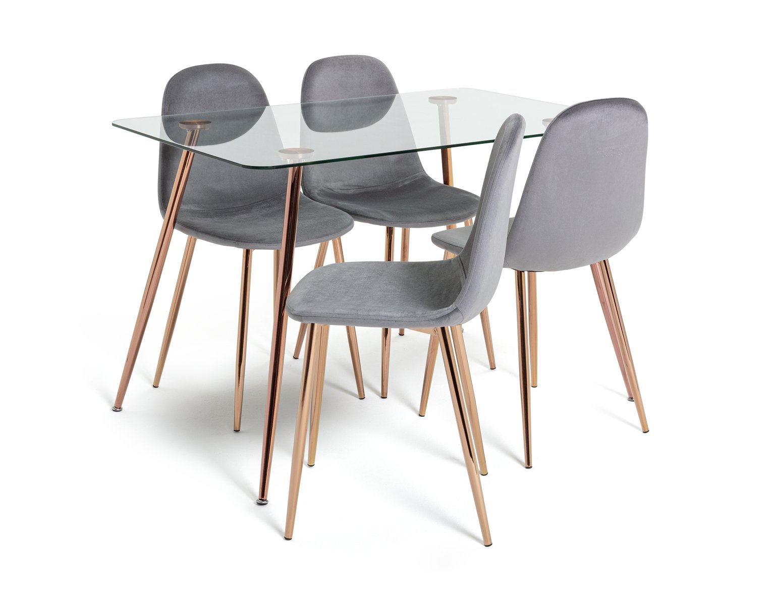 Argos Home Beni Glass Dining Table & 4 Chairs Review