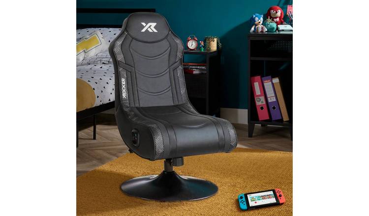 X Rocker Bolero 2.0 Audio Console Gaming Chair - Black & White