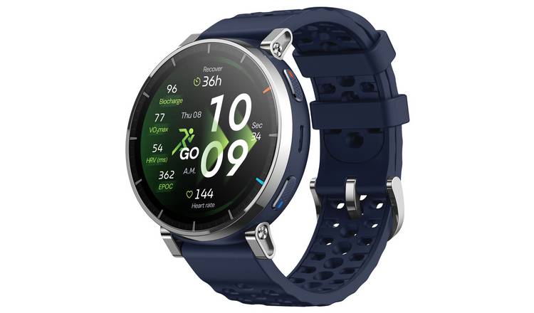 Amazfit Active 3 Premium GPS Smart Watch - Atlas Blue