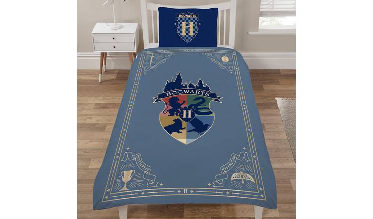 Harry Potter Hogwarts Kids Blue Bedding Set - Single