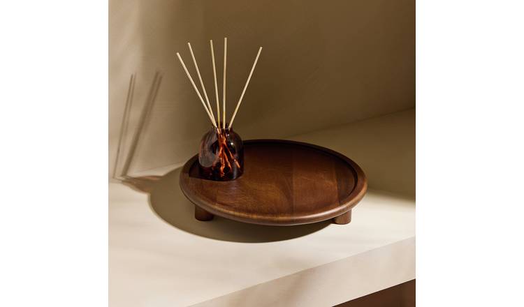 Habitat Dark Mango Wood Pedestal