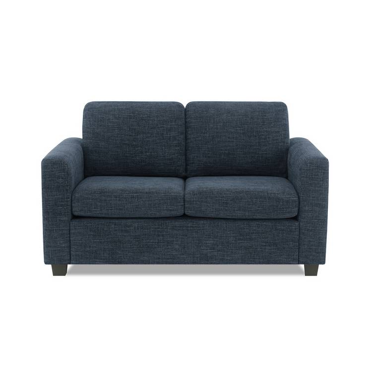 Habitat Apartment Fabric 2 Seater Sofa Bed - Blue 0