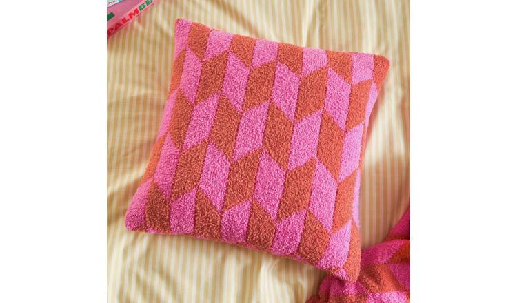 Furn Olsen Geometric Cushion Pink - 45x45cm