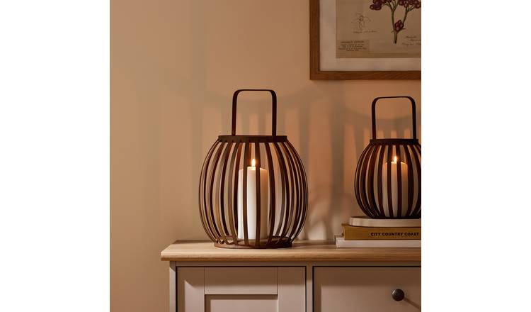 Argos Home Large Bronze Metal Lantern