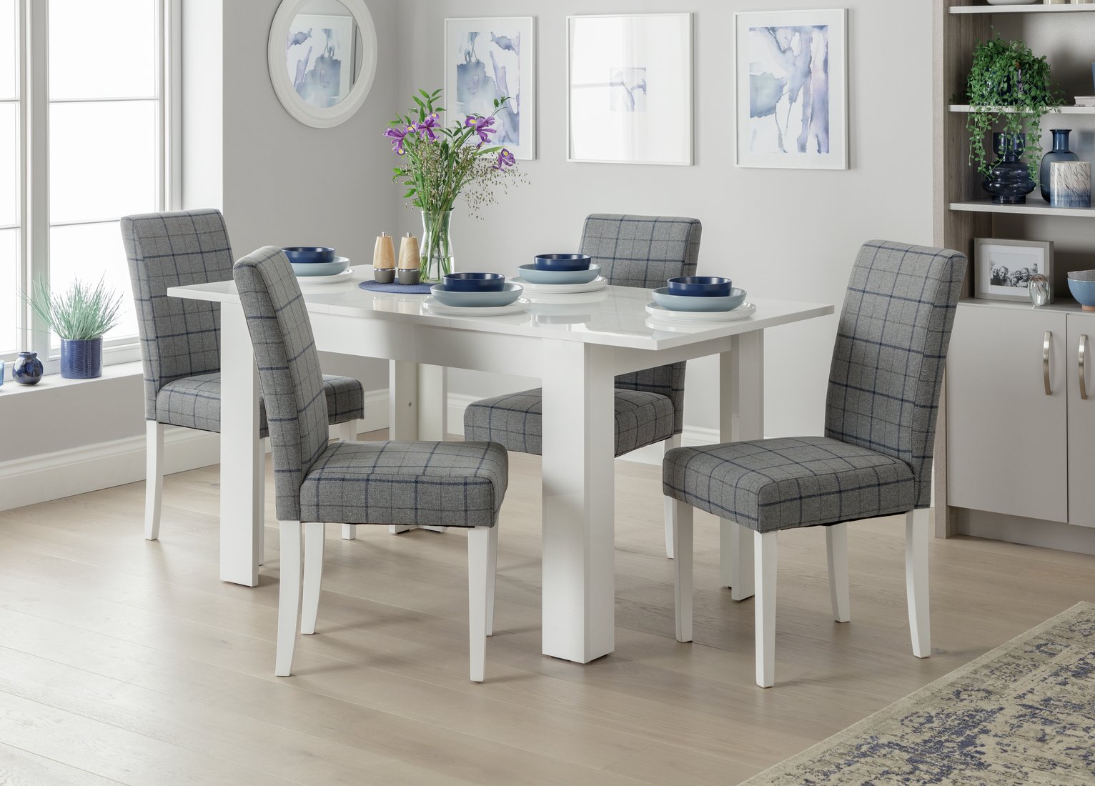 Argos Home Miami Gloss Extending Table & 4 Chairs Review