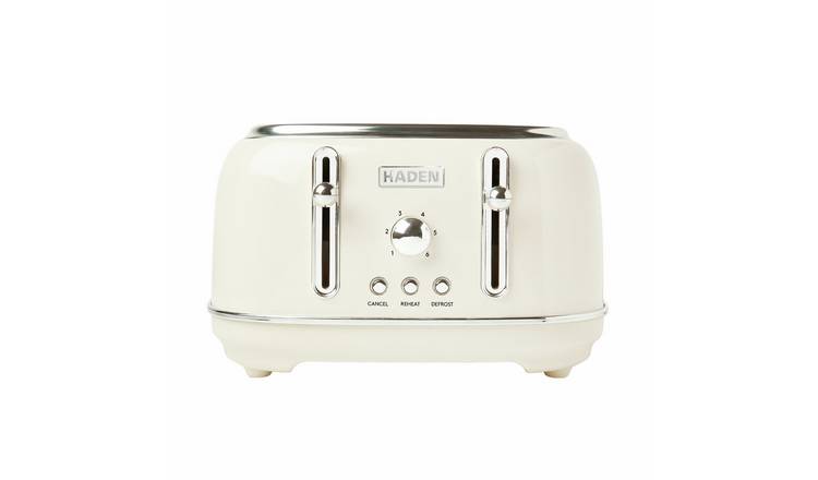 Haden 197252 Highclere 4 Slice Toaster - Cream