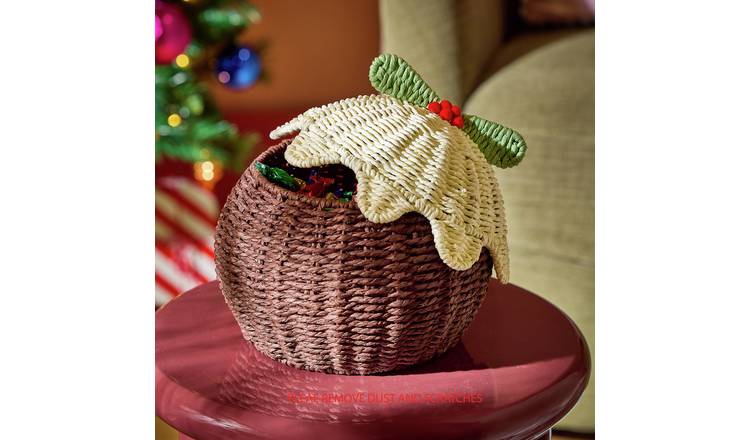 Argos Home Christmas Pudding Basket
