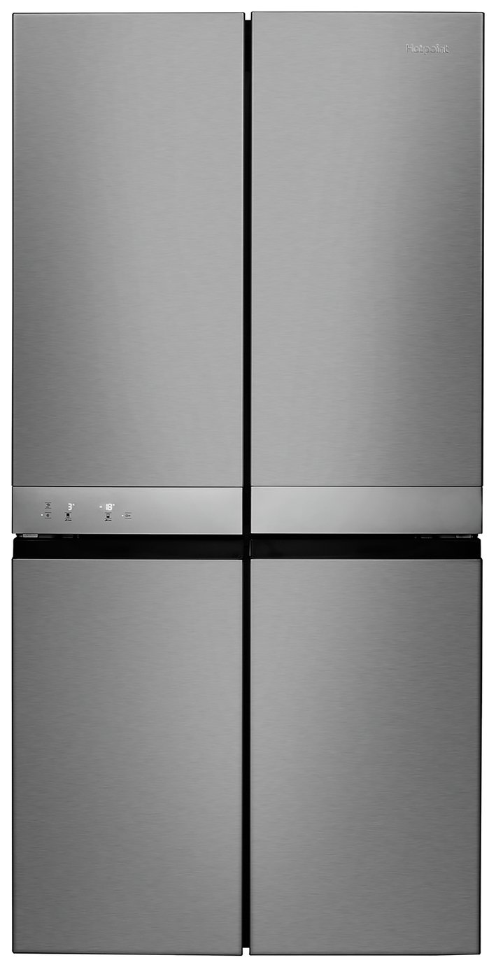 Hotpoint HQ9E1L American Fridge Freezer - Stainless Steel