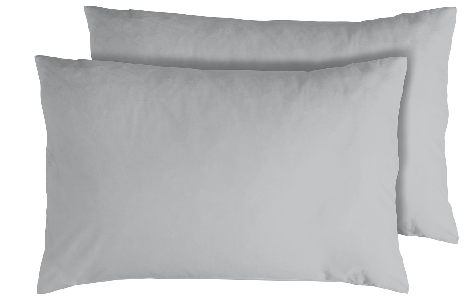 Habitat Egyptian Cotton Standard Pillowcase Pair - Grey