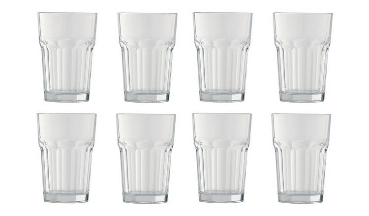 Argos Home Set of 8 Soda Glasses