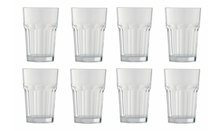 Buy Argos Home Set of 8 Soda Glasses | Drinking glasses and glassware ...