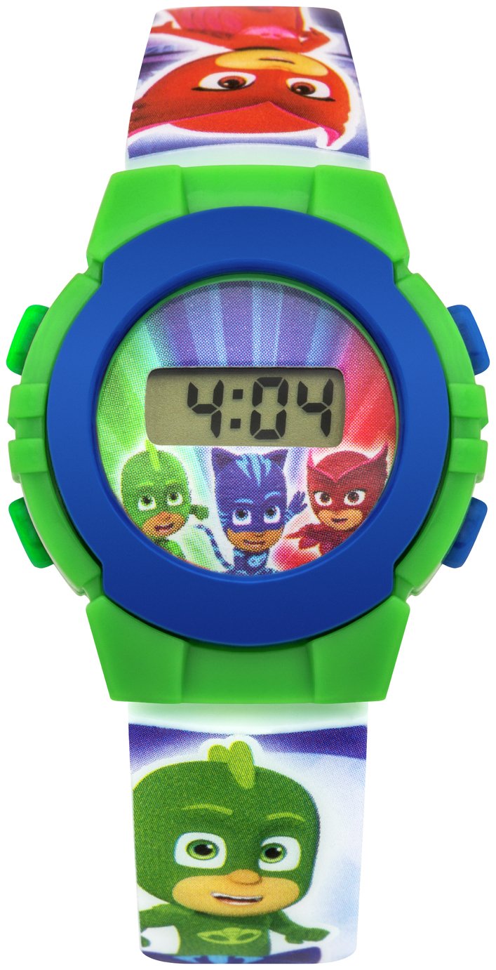 PJ Masks Kid's Digital Plastic Strap Watch