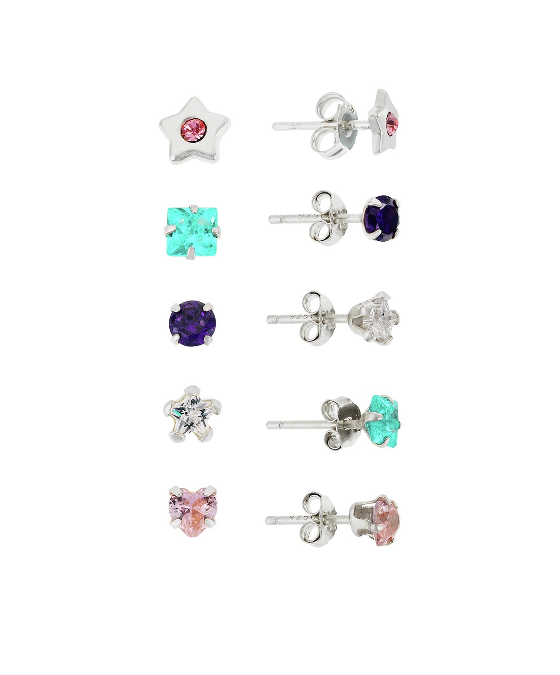 Revere Sterling Silver Stone Set Shaped Studs review