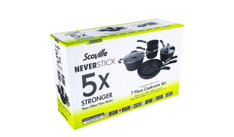 Scoville Neverstick 7 Piece Cookware Set